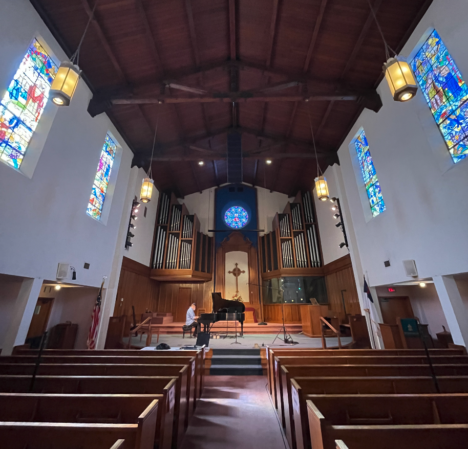 Stained glass window